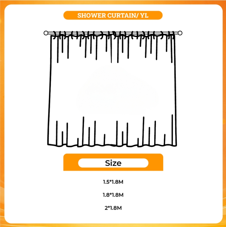 3D shower curtain - Ponyo UK Shop