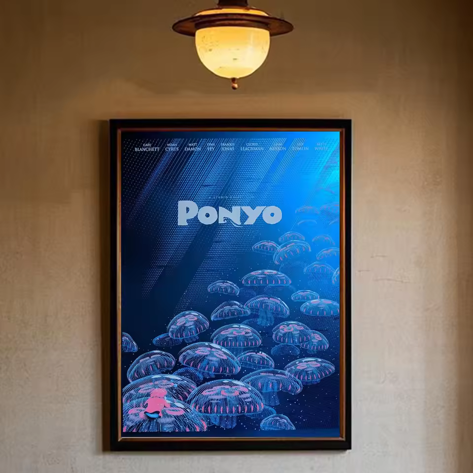 Ponyo Ocean Dream Wall Art