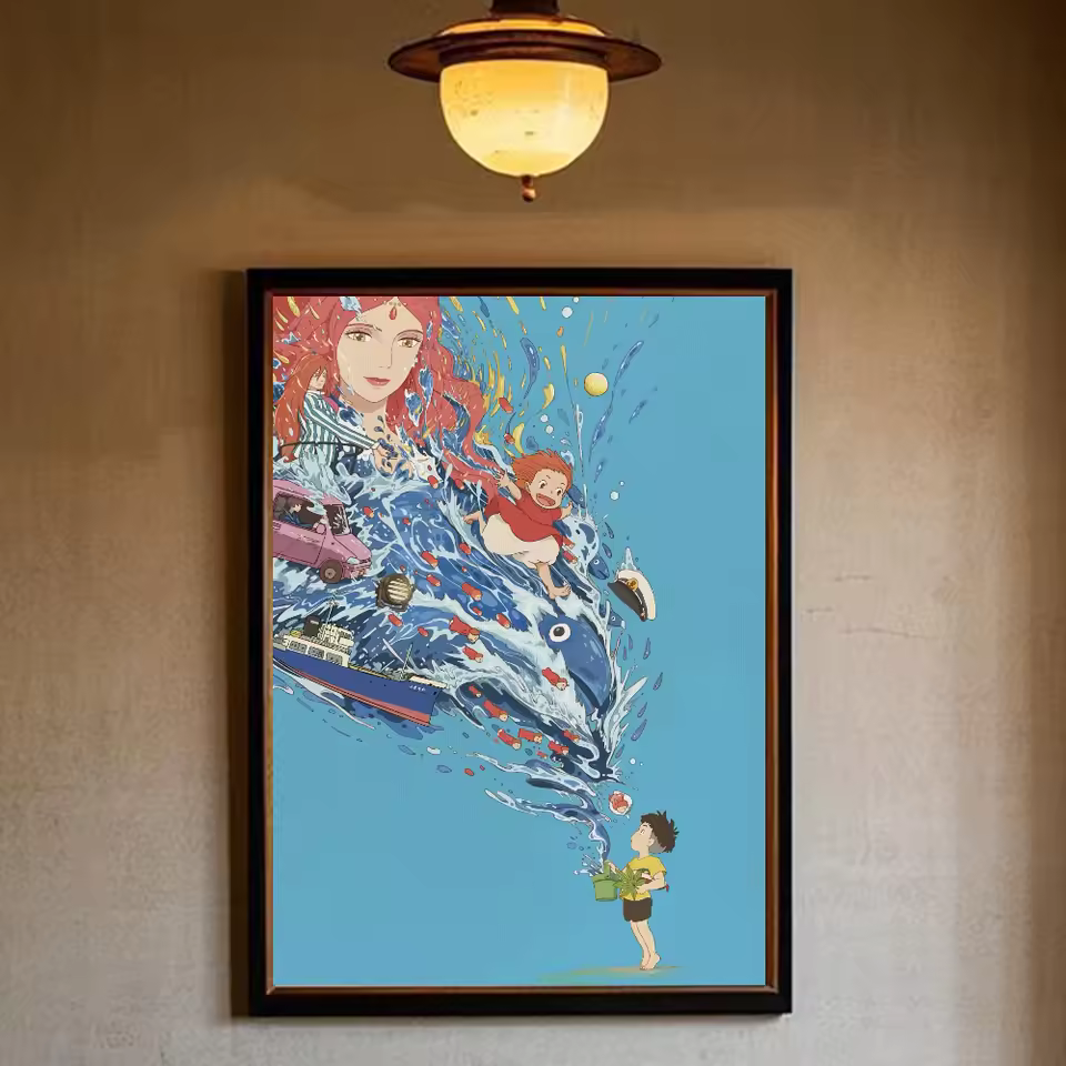 Ponyo Magic Sea Wall Art