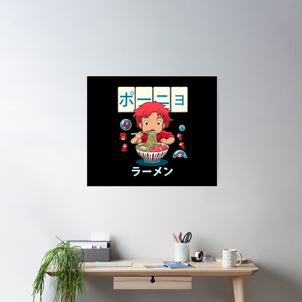 Classic Iconic Print Artwork Ponyo Retro Poster - Image 2