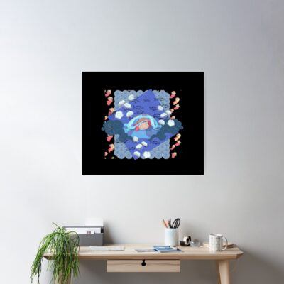 Alternative view of Retro Comfortable Apparel  Ponyo Poster