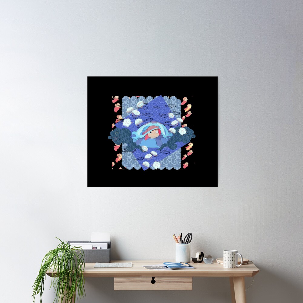 Retro Comfortable Apparel Ponyo Poster - Image 2