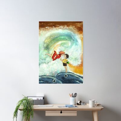 Alternative view of Ponyo And The Great Wawe Poster