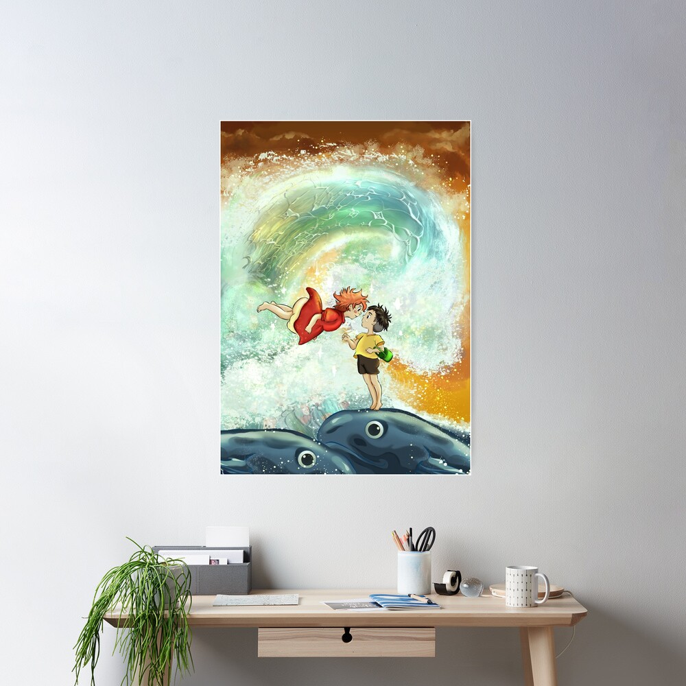 Ponyo And The Great Wawe Poster - Image 2