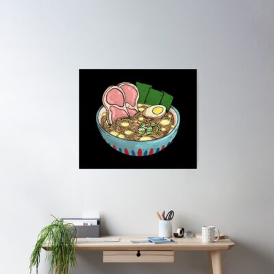 Alternative view of Ponyo Ramen Sticker Poster