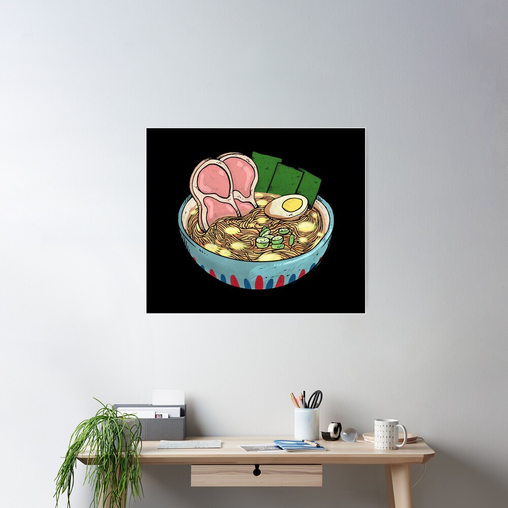 Ponyo Ramen Sticker Poster - Image 2