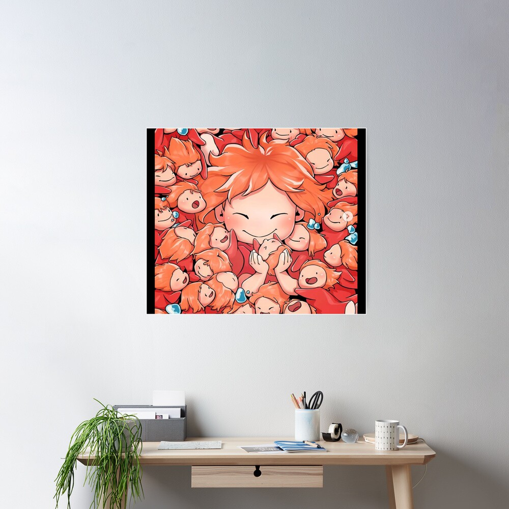 Vintage Iconic Tribute Artwork Ponyo Poster - Image 2