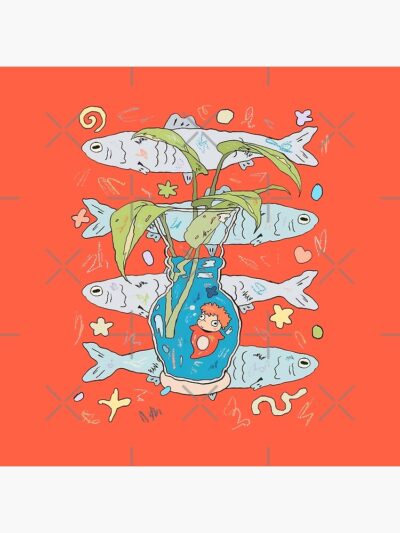 Alternative view of Love The Fishes Throw Pillow