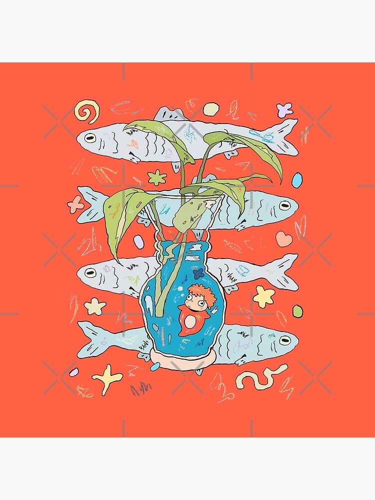 Love The Fishes Throw Pillow - Image 2