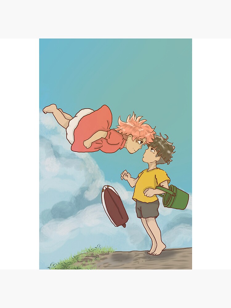 Ponyo Water Adventure Throw Pillow - Image 2