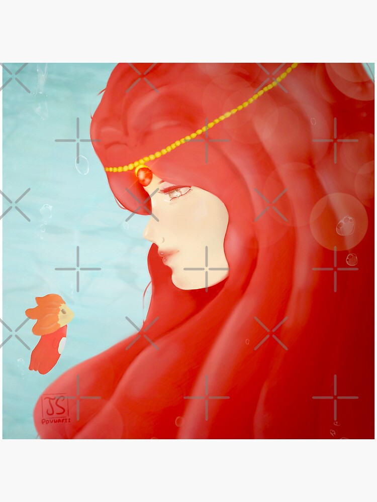 Ponyo Ocean Dreams Throw Pillow - Image 2