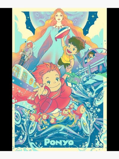 Alternative view of Modern Collectible Artwork Series Ponyo Shower Curtain