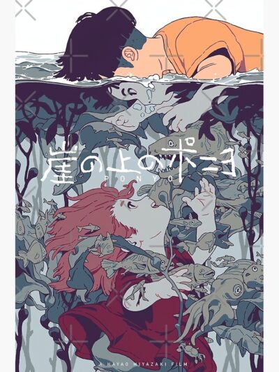 Alternative view of Classic  Fan  Ponyo Tapestry