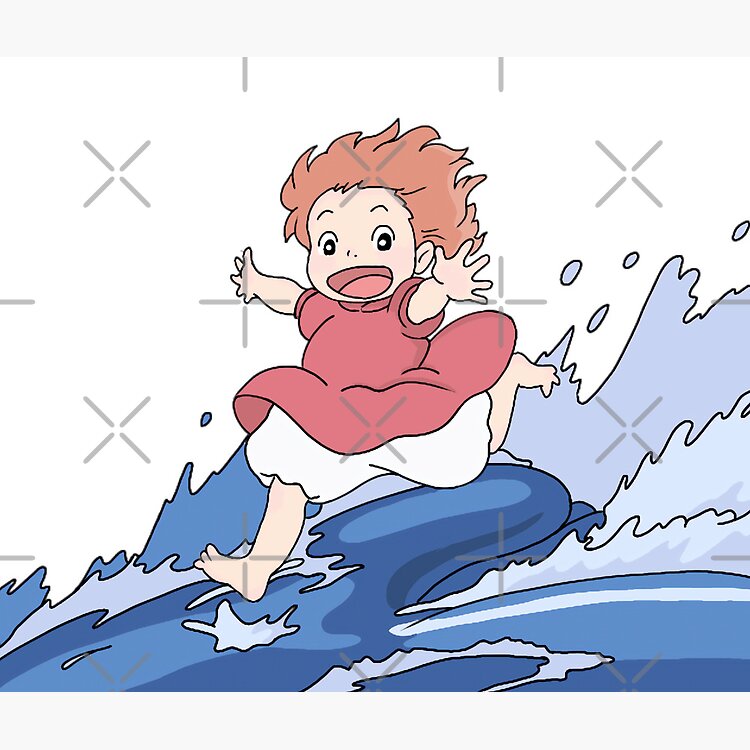 Authentic Retro Merchandise Style Ponyo Tote Bag - Image 2