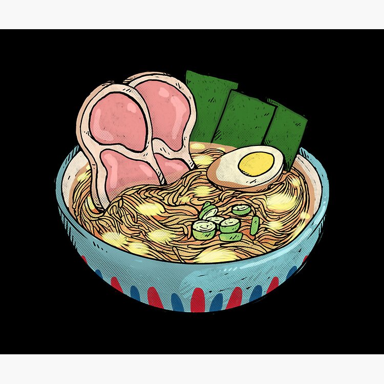 Ponyo Ramen Sticker Tote Bag - Image 2