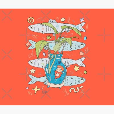 Alternative view of Timeless Vintage Print Design Ponyo Tote Bag