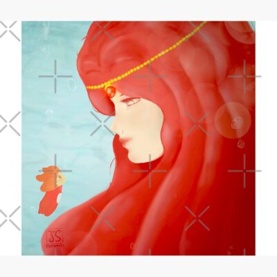 Alternative view of Retro Inspired Graphic Artwork Ponyo Tote Bag