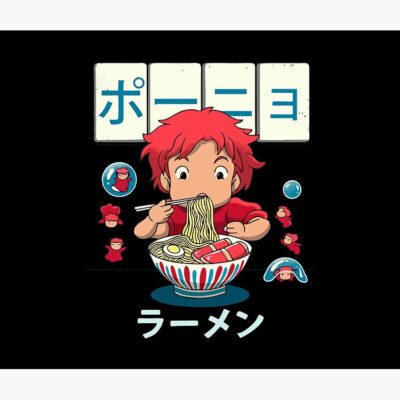 Alternative view of Classic Iconic Print Artwork Ponyo Retro Tote Bag