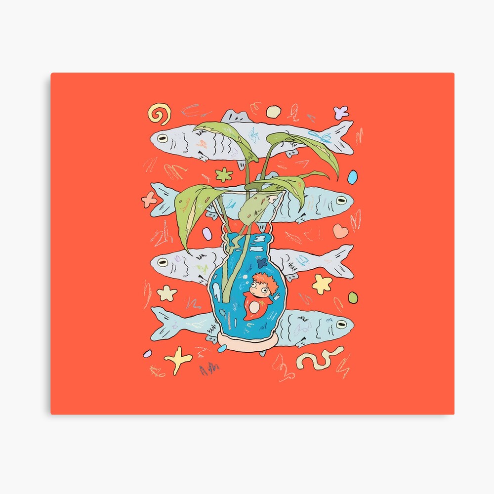 Timeless Vintage Print Design Ponyo Poster