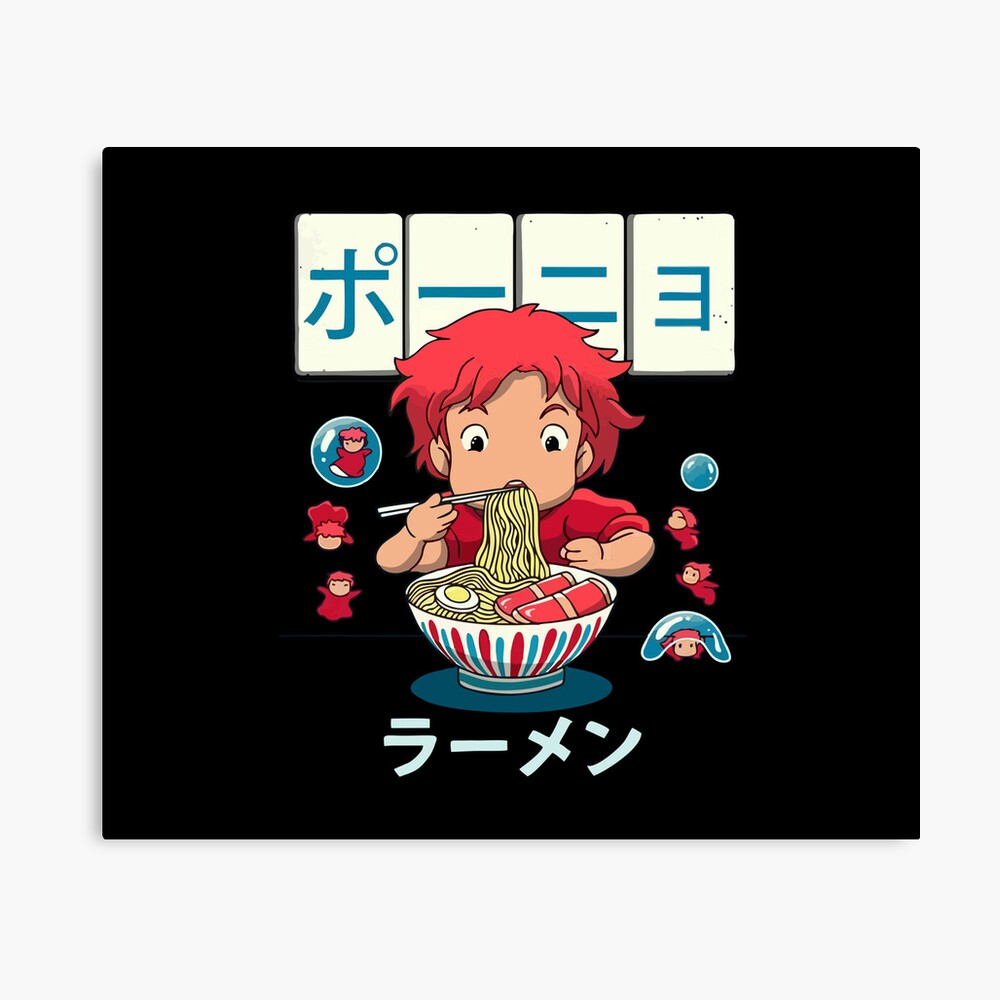 Classic Iconic Print Artwork Ponyo Retro Poster