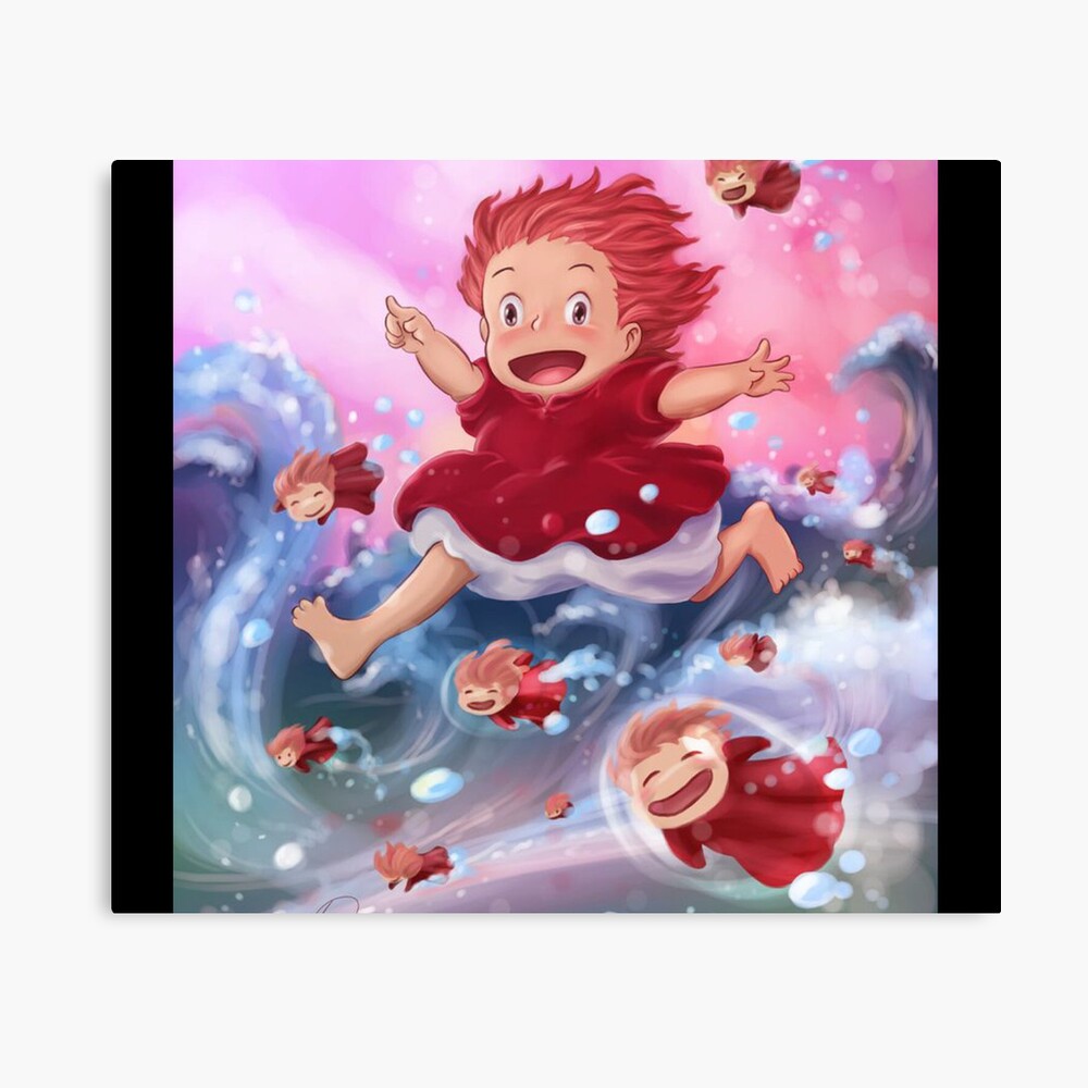 Classic Iconic Print Artwork Ponyo Poster