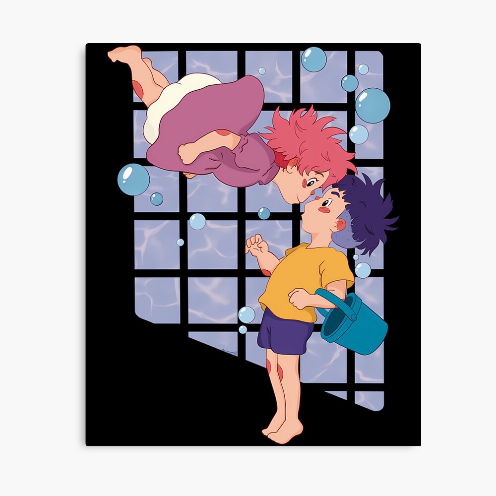 Modern Graphic Print Ponyo Poster