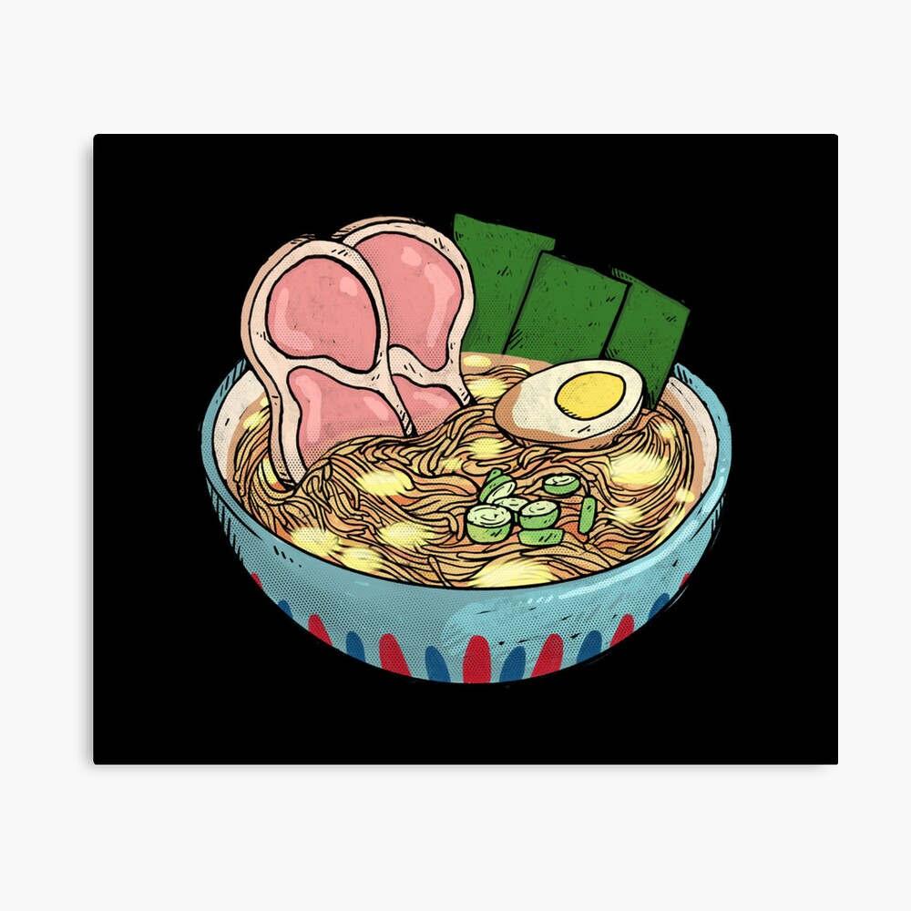 Ponyo Ramen Sticker Poster