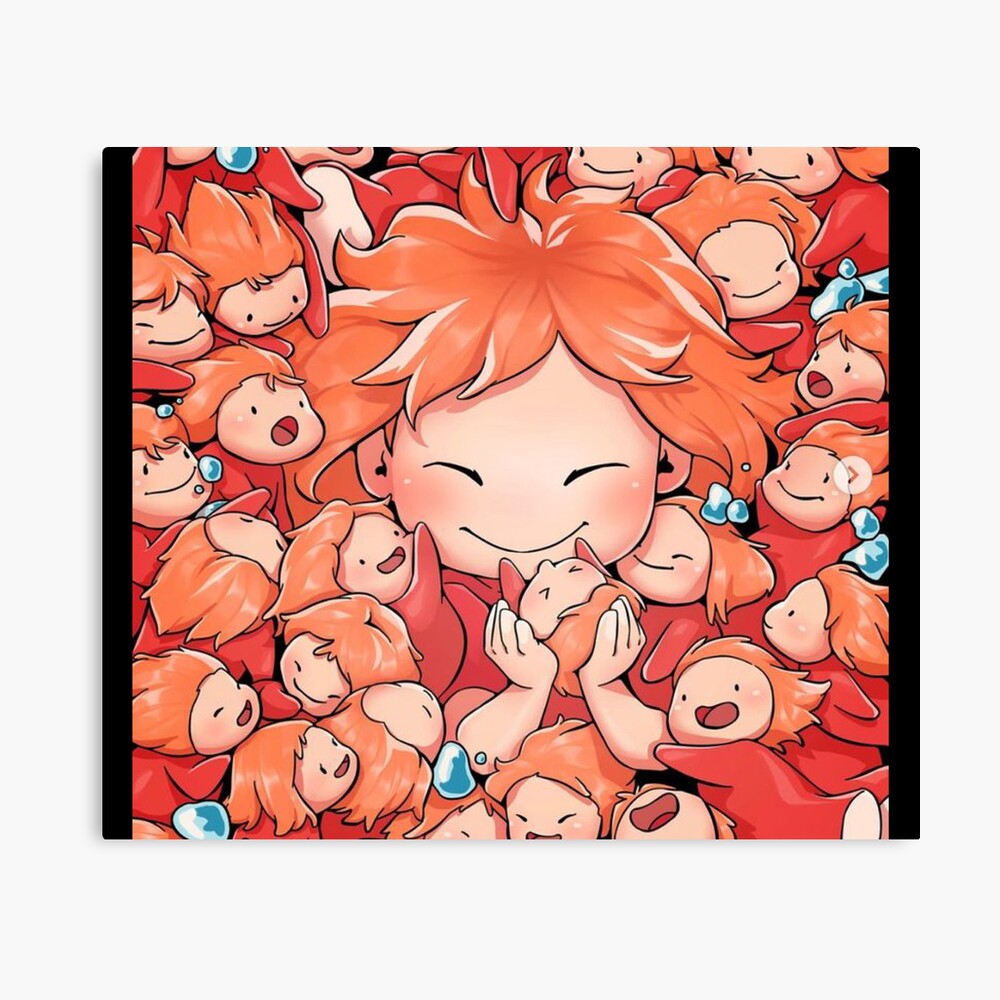 Vintage Iconic Tribute Artwork Ponyo Poster