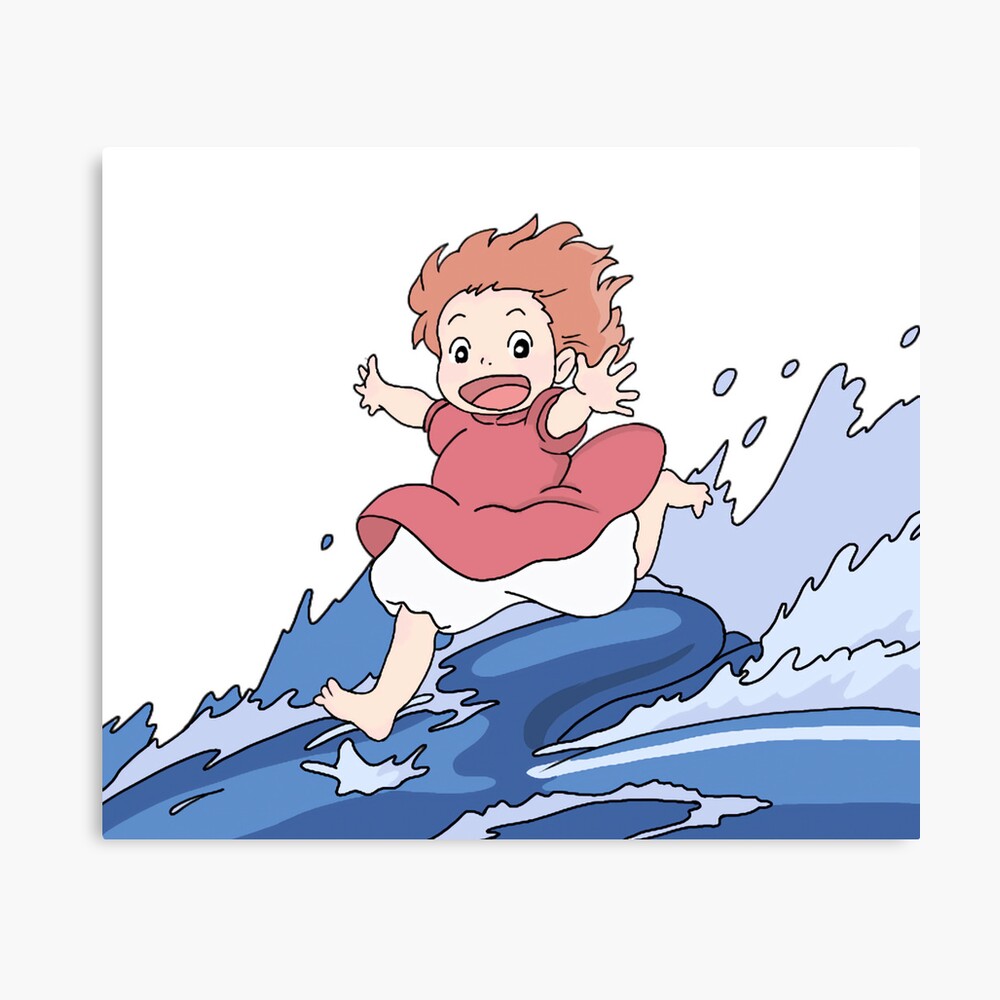 Authentic Retro Merchandise Style Ponyo Poster