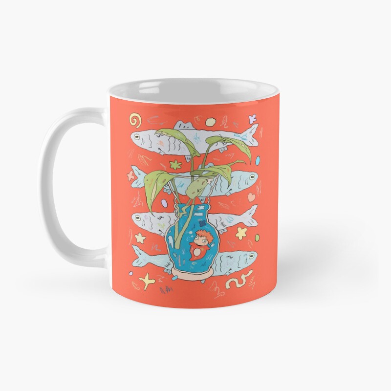 Vintage Timeless Artwork Ponyo Mug - Image 2