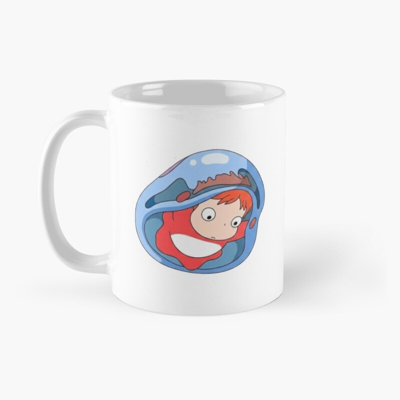 Retro Classic Merchandise Style Ponyo Mug - Image 2