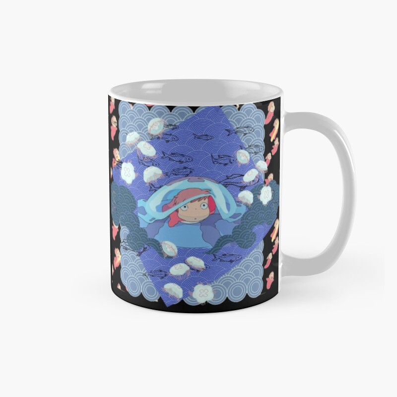 Vintage Iconic Tribute Artwork Ponyo Mug