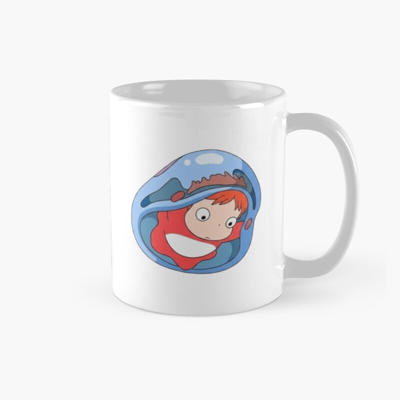 Retro Classic Merchandise Style Ponyo Mug