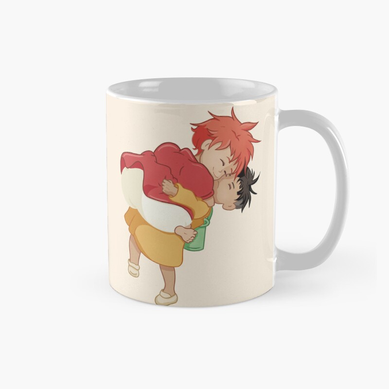 Classic Graphic Print Ponyo Mug
