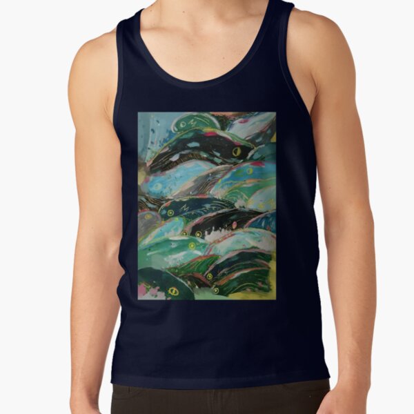 Ponyo Vintage Anime Illustration Artwork Tank Top
