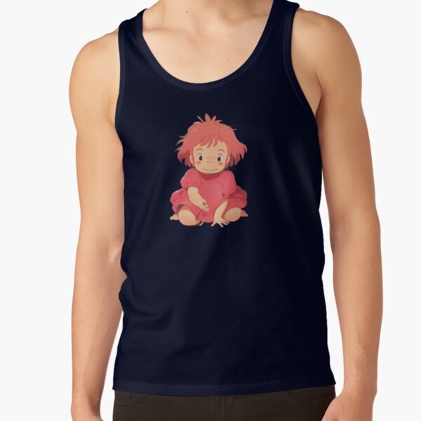 Ponyo Cute Fantasy Artwork Tank Top - Image 5