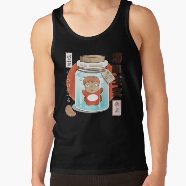 Ponyo And Sosuke Colorful Fantasy Vintage Design Tank Top - Image 2