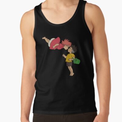 Alternative view of Ponyo And Sosuke Duo Tank Top