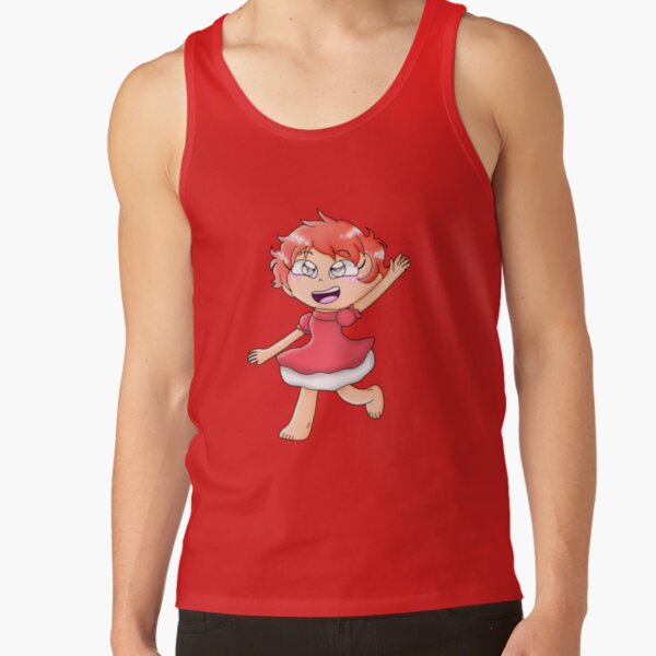 Ponyo Inspired Colorful Artwork Tank Top - Image 4