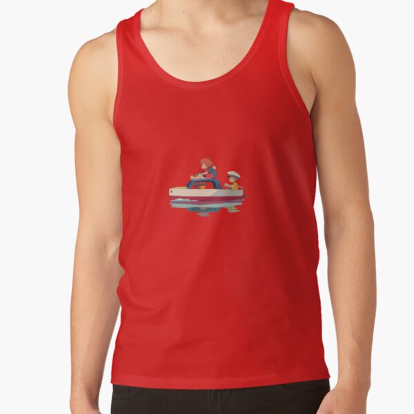 Ponyo And Sosuke Ocean Adventure Artwork Tank Top - Image 4