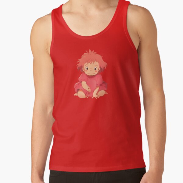 Ponyo Cute Fantasy Artwork Tank Top - Image 4
