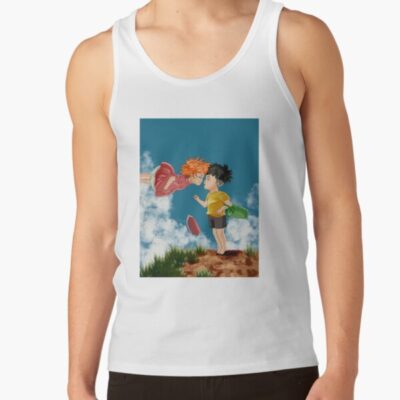 Alternative view of Ponyo And Sosuke Heartwarming Journey Design Tank Top
