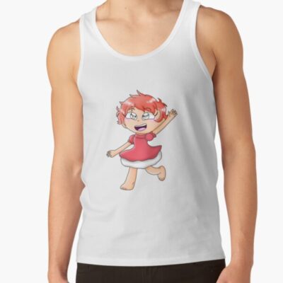 Alternative view of Ponyo Inspired Colorful Artwork Tank Top