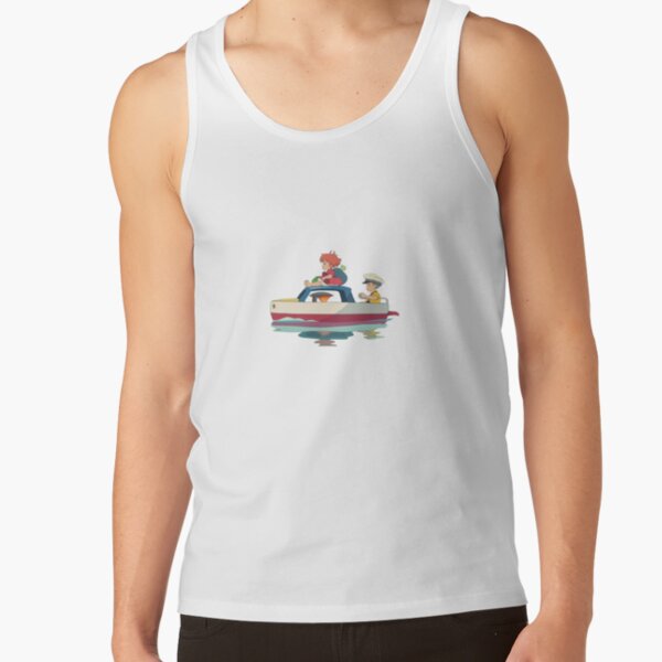 Ponyo And Sosuke Ocean Adventure Artwork Tank Top