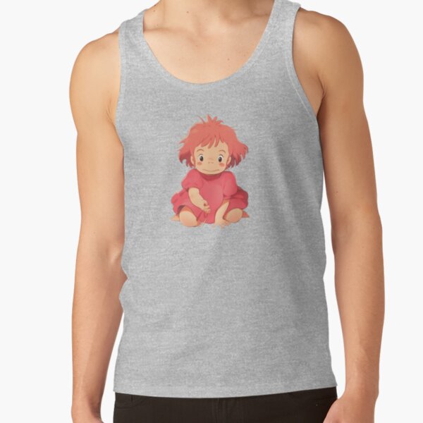 Ponyo Cute Fantasy Artwork Tank Top - Image 3