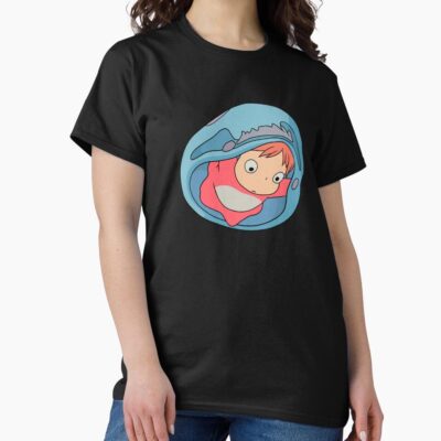 Alternative view of Ponyo Escape Charming Fantasy Artwork T-shirt