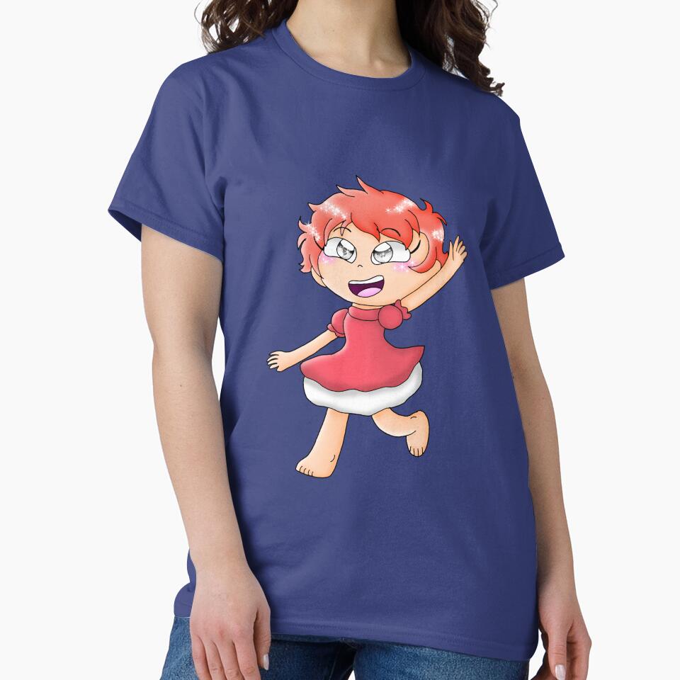 Ponyo Inspired Colorful Artwork T-shirt