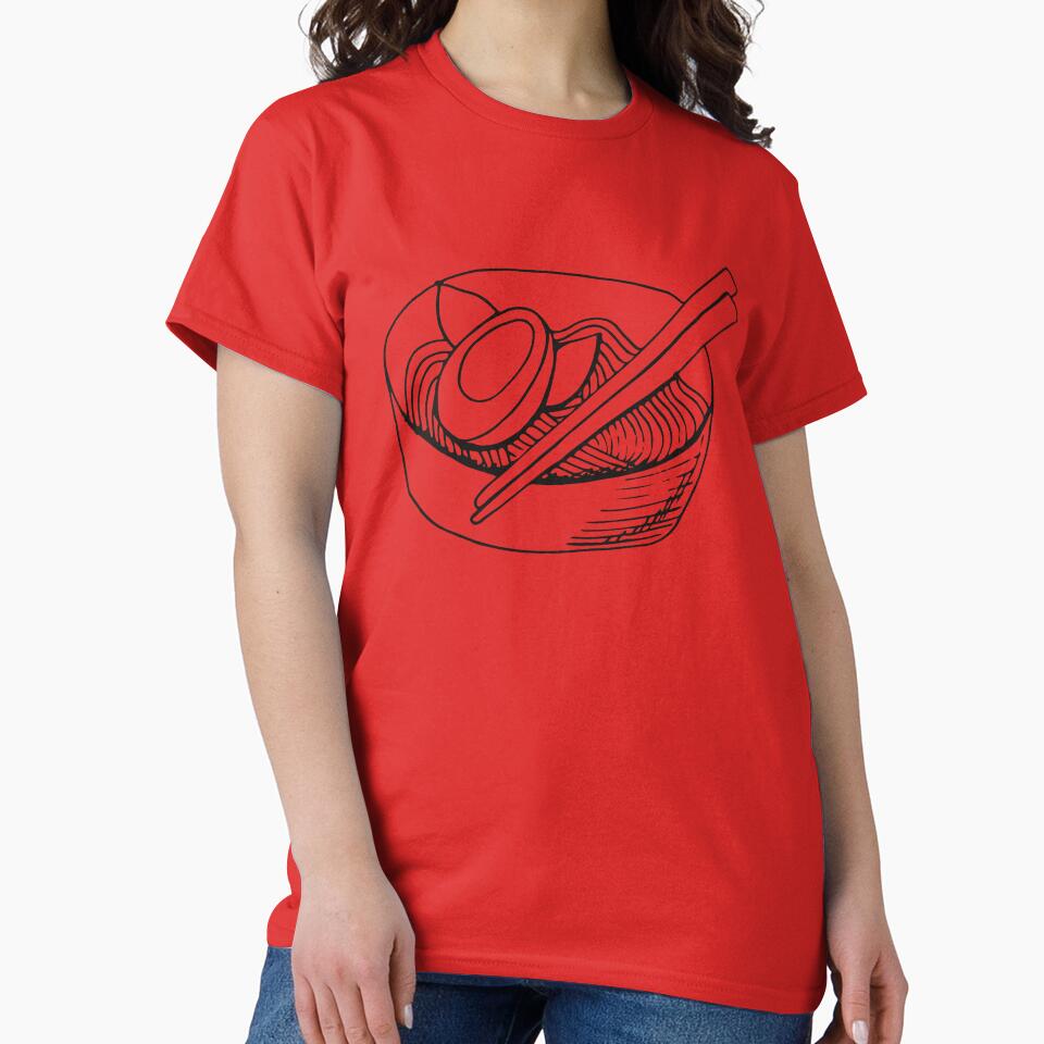 Ponyo Ramen Classic Studio Inspired Design T-shirt - Image 5