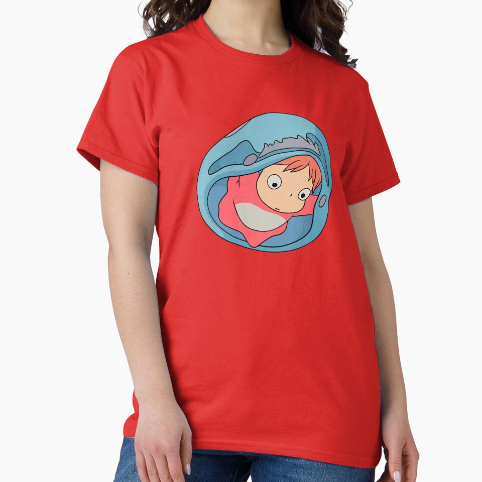 Ponyo Escape Charming Fantasy Artwork T-shirt - Image 5