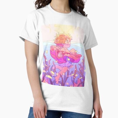 Alternative view of Ponyo Enchanted Sea Spirit Design T-shirt